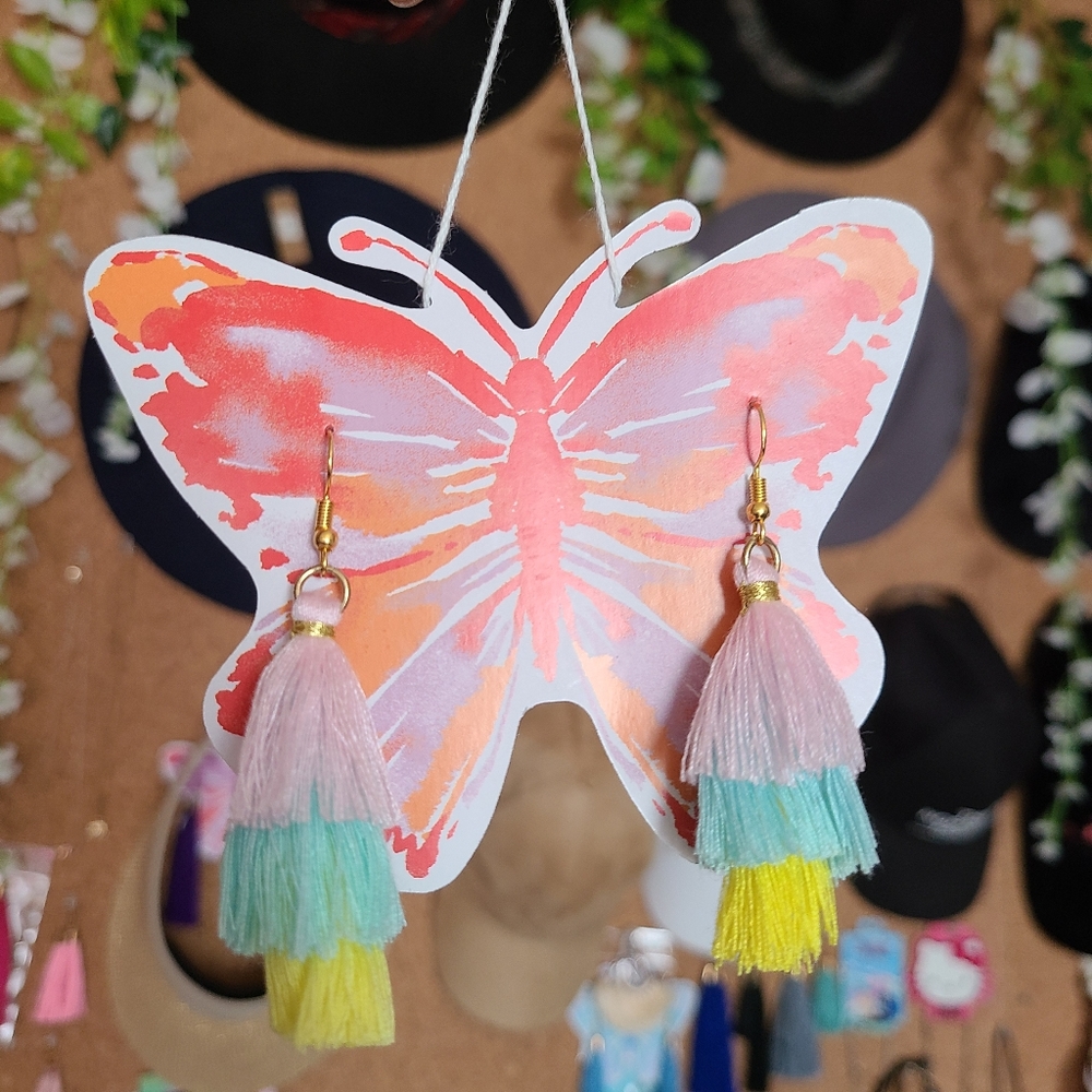 Boho tassel earrings